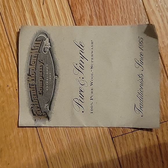 Vintage Faribault Woolen Mill Company  100% wool blanket - Picture 5 of 5